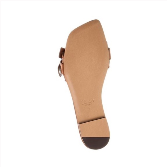 NIB $750 Chloé Mae Slide Sandal in CLAY BROWN, Size 7.5US / 37.5EU! - Picture 5 of 5